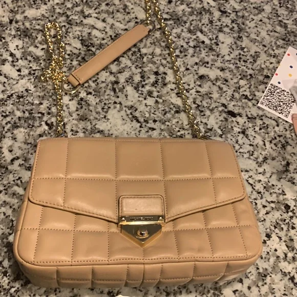 Michael Kors handbag. 10” wide and 7” tall display picture 1